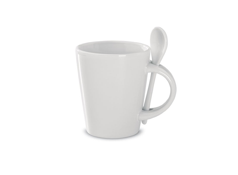 SUBLIMKONIK - Porcelain cup and spoon