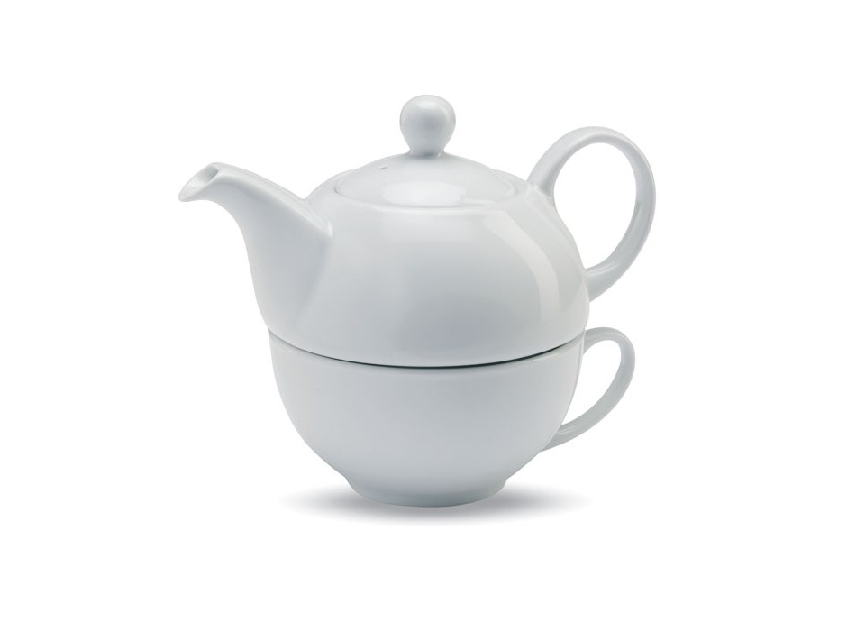 TEA TIME - Tea set, teapot and cup