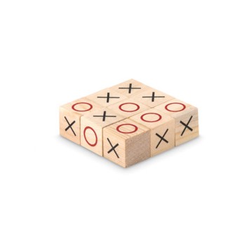 TIC TAC TOE - Wooden tic tac toe game