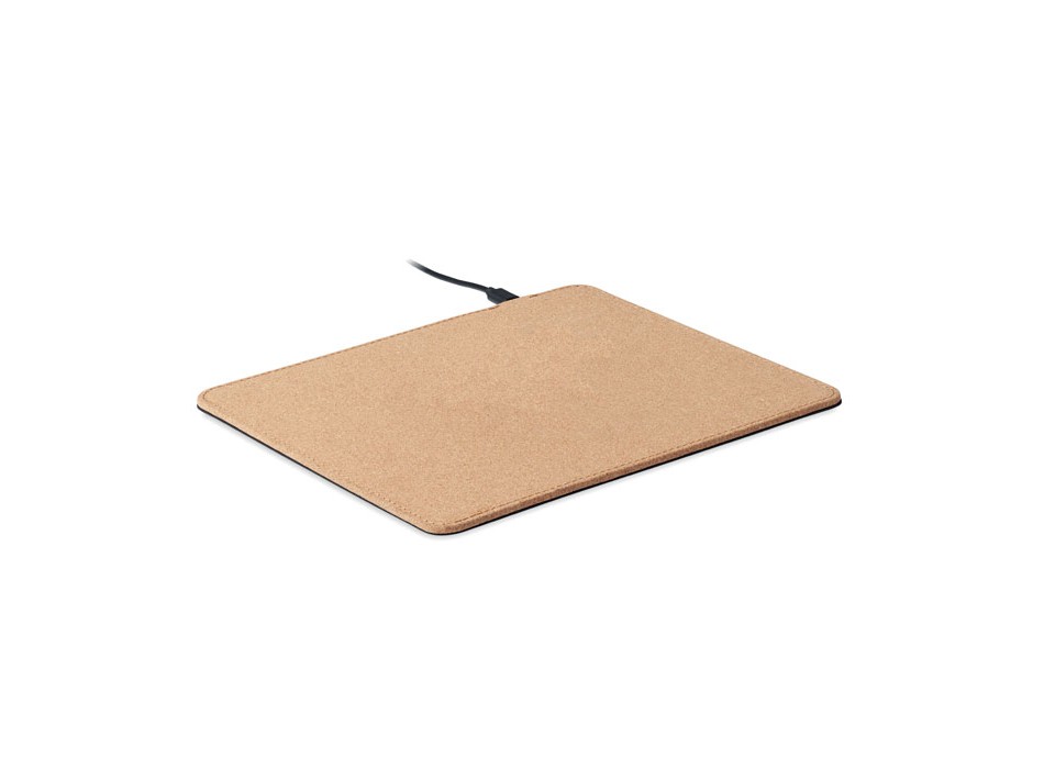 WIRELESS MATTY - Cork mouse pad