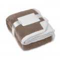 ZERMATT - Fleece and sherpa blanket